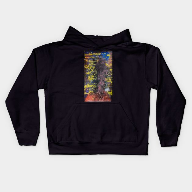 Colorful Abstract Painting Kids Hoodie by MihaiCotiga Art